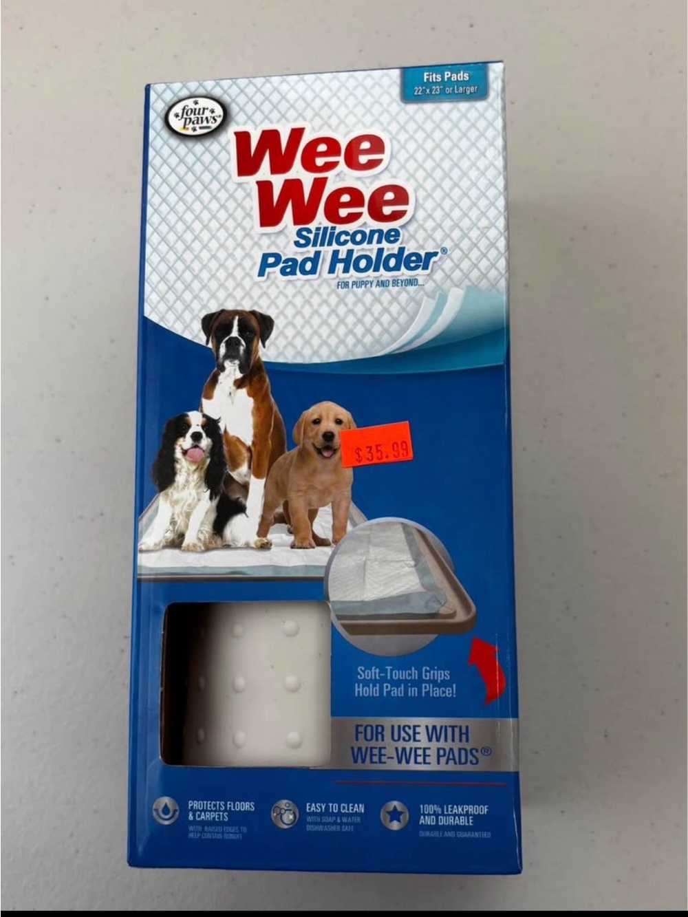 Silicone Pad Holder - Blue